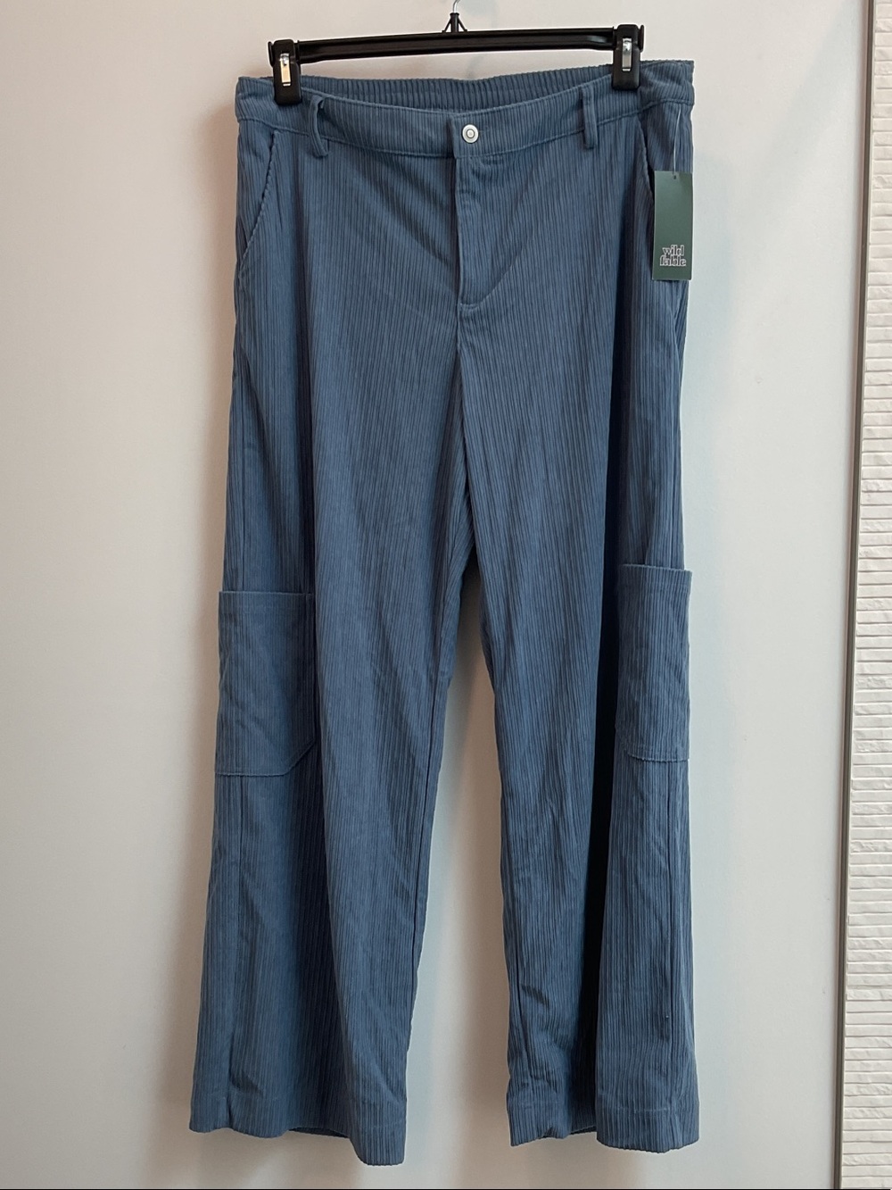 NWT wild fable Blue Wide-Leg Corduroy Pants